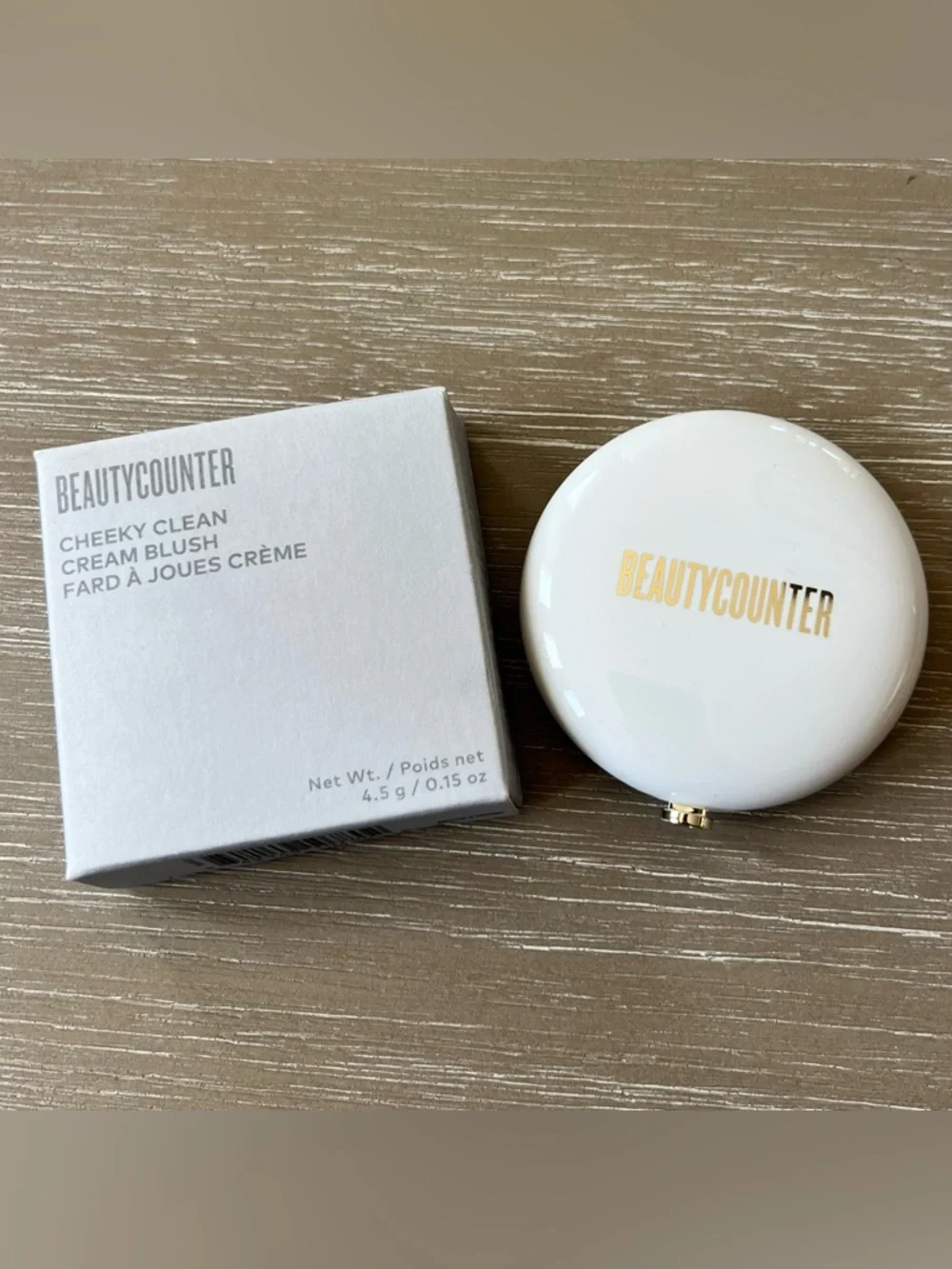 Beautycounter Cheeky Clean Cream Blush in Rosebud Full Size 0.15 oz